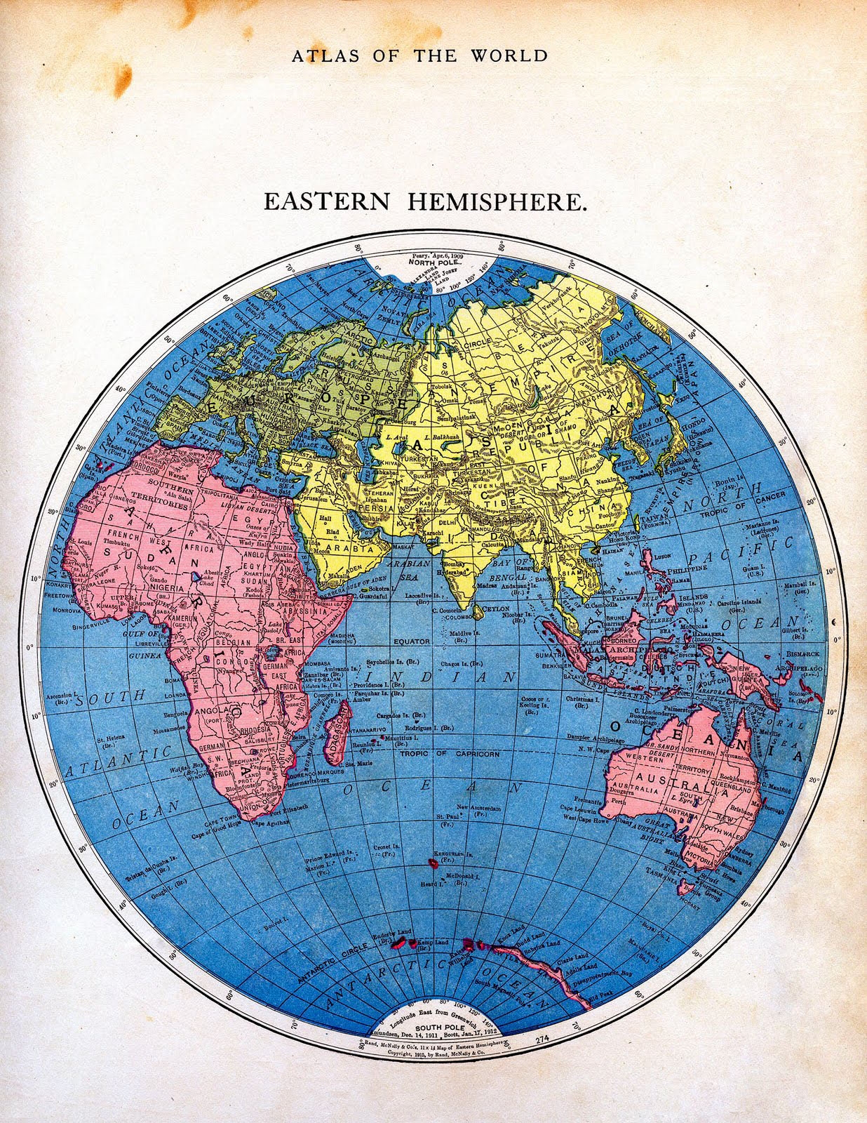 Free Printable World Map