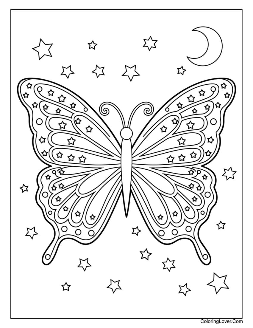 Free Printable Butterfly Coloring Pages