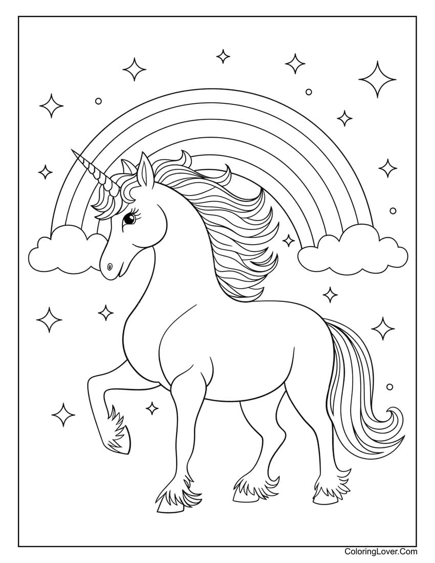 76 Unicorn Coloring Pages Free Printables For All Ages 