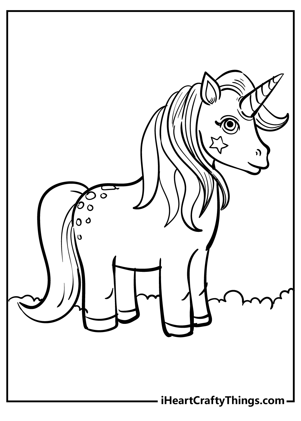 Free Unicorn Printable Coloring Pages