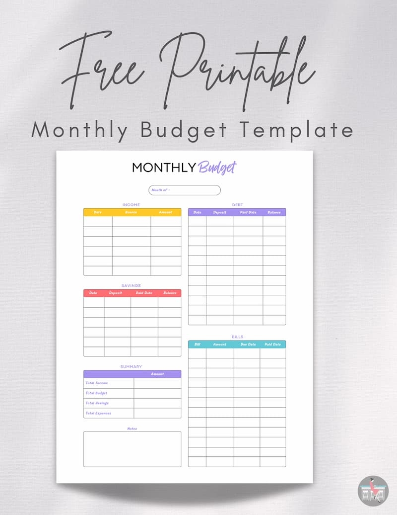 Budget Worksheets Free Printable