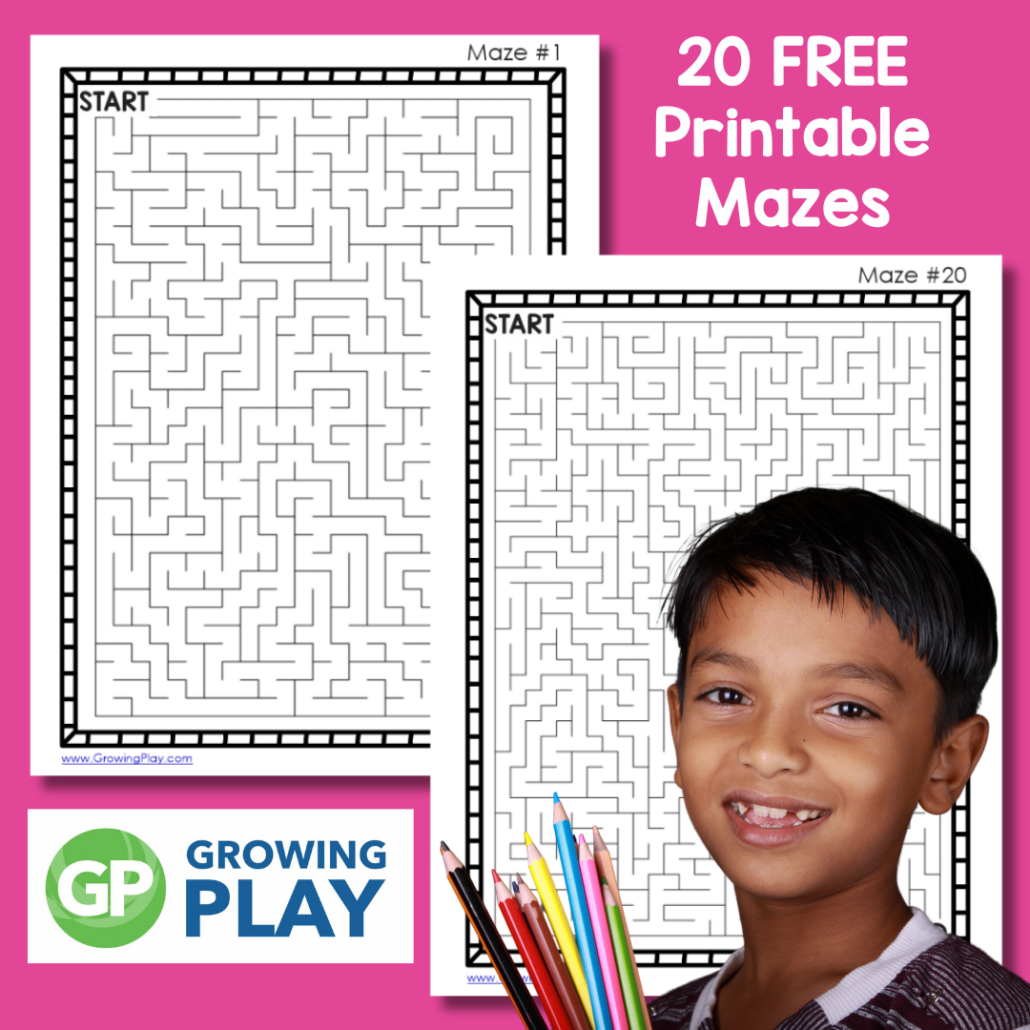 Free Difficult Mazes To Print Growing Play