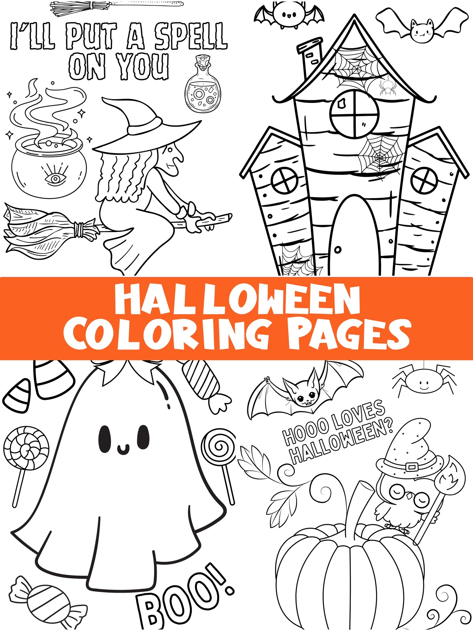 Free Halloween Printable Coloring Pages
