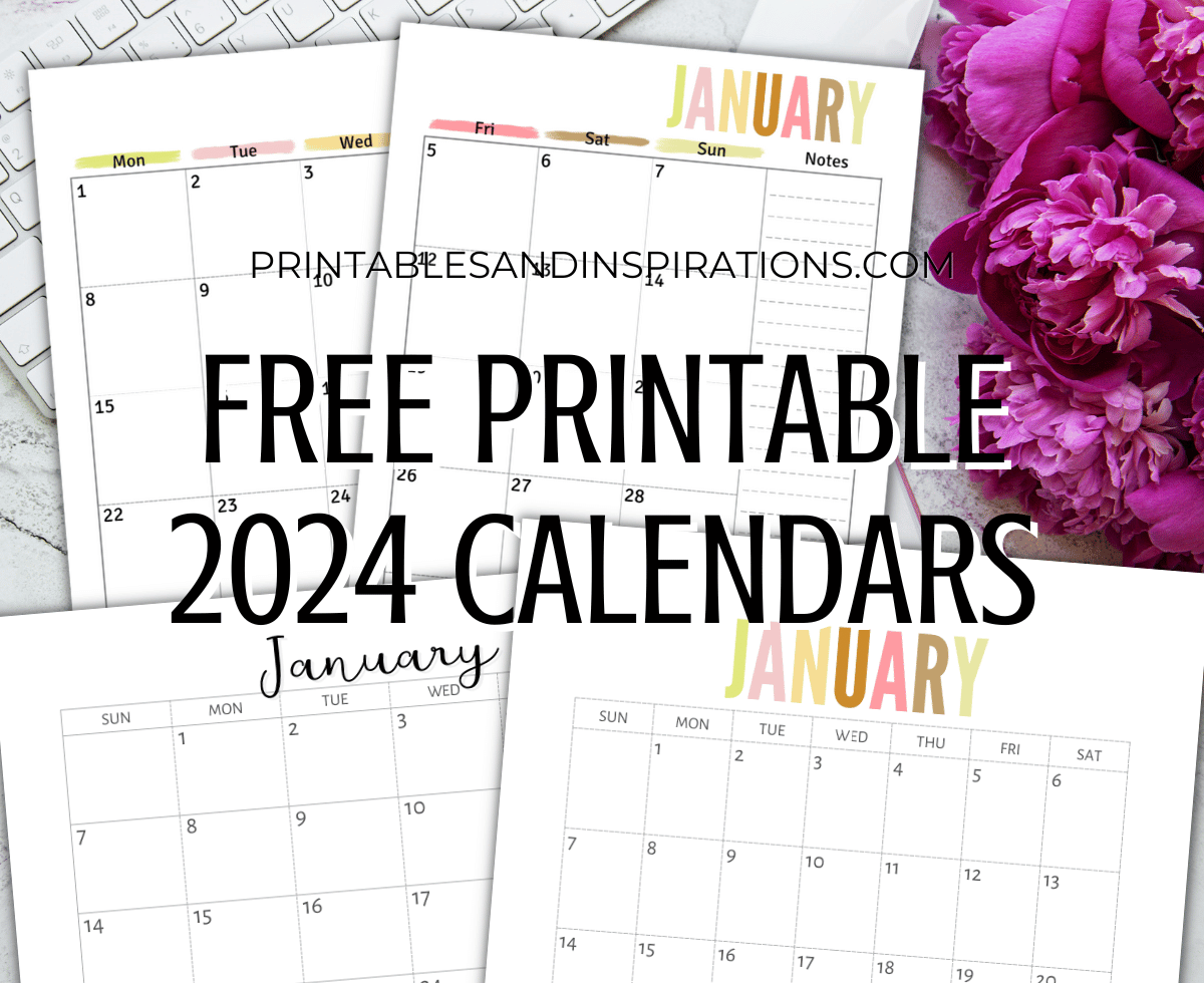 Free Calendar Printable
