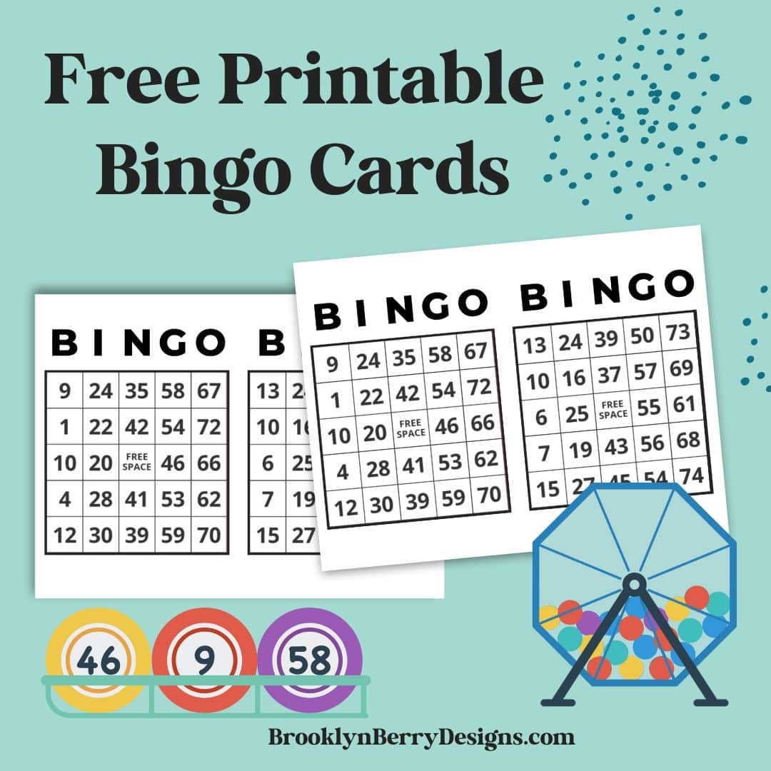 Free Printable Bingo Cards