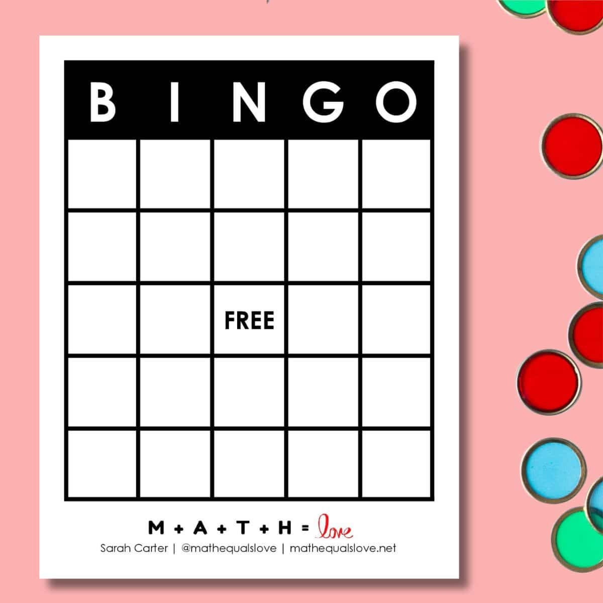 Free Bingo Cards Printable