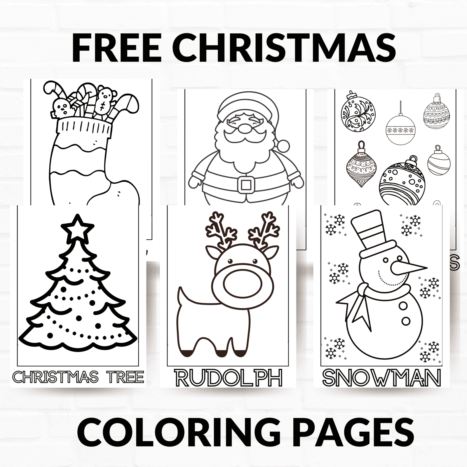 Free Printable Coloring Pages Christmas