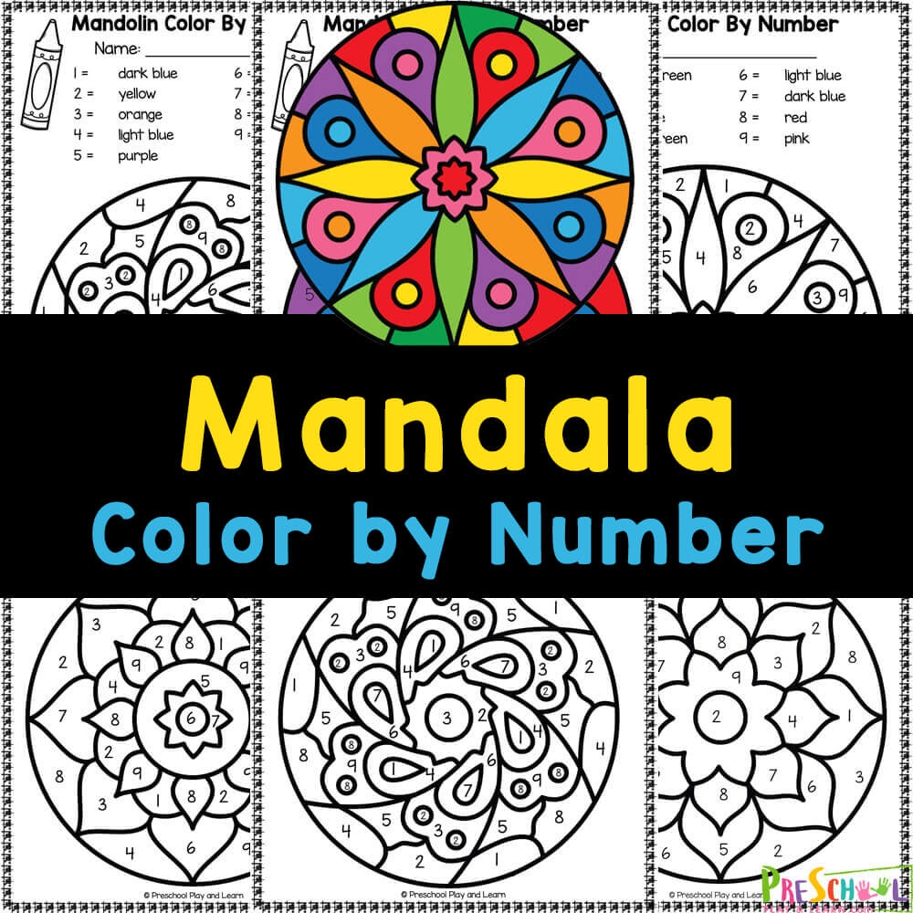 Free Color By Number Printable