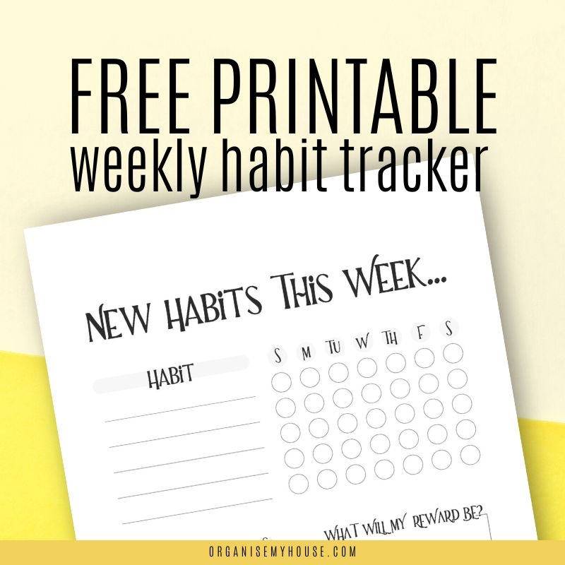 Free Printable Weekly Habit Tracker Template A4 And Letter 