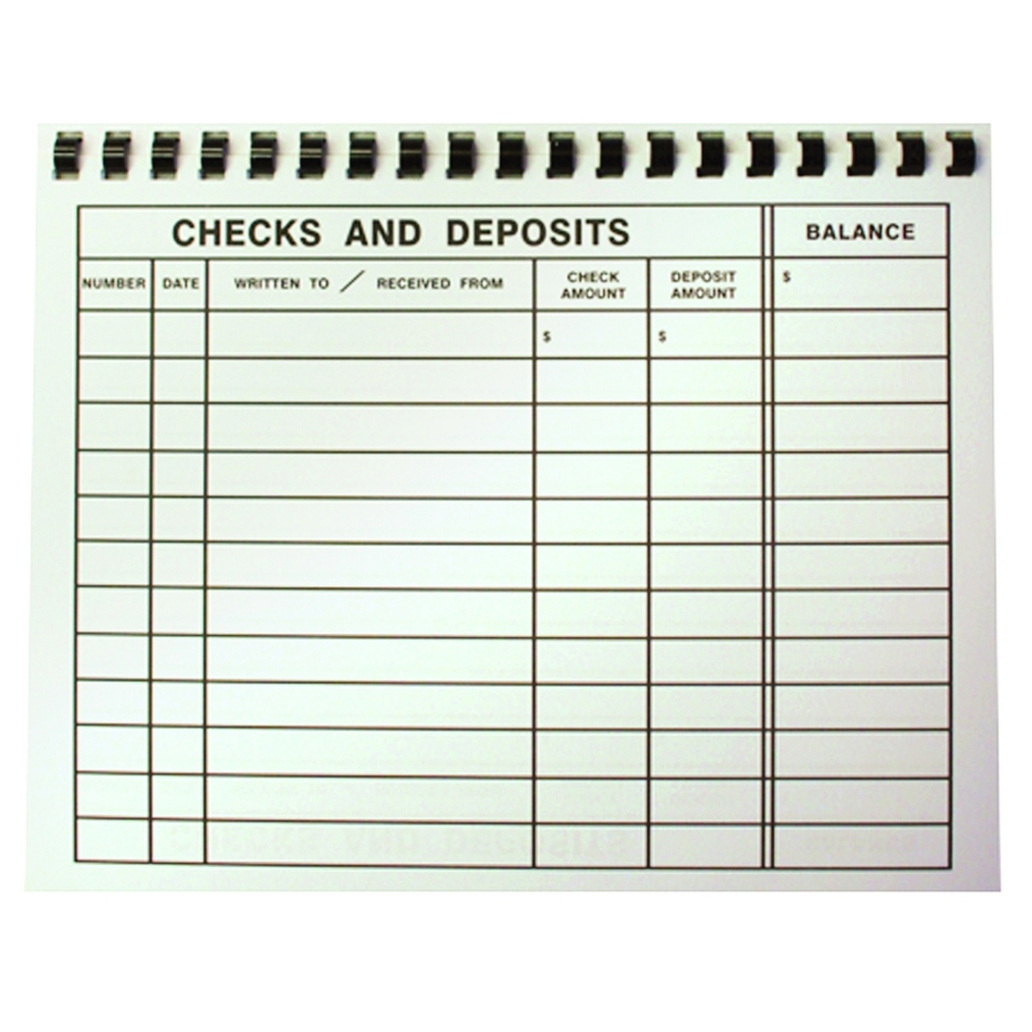 Free Printable Check Register
