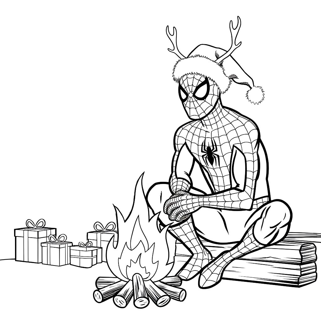 Spiderman Printable Coloring Pages Free