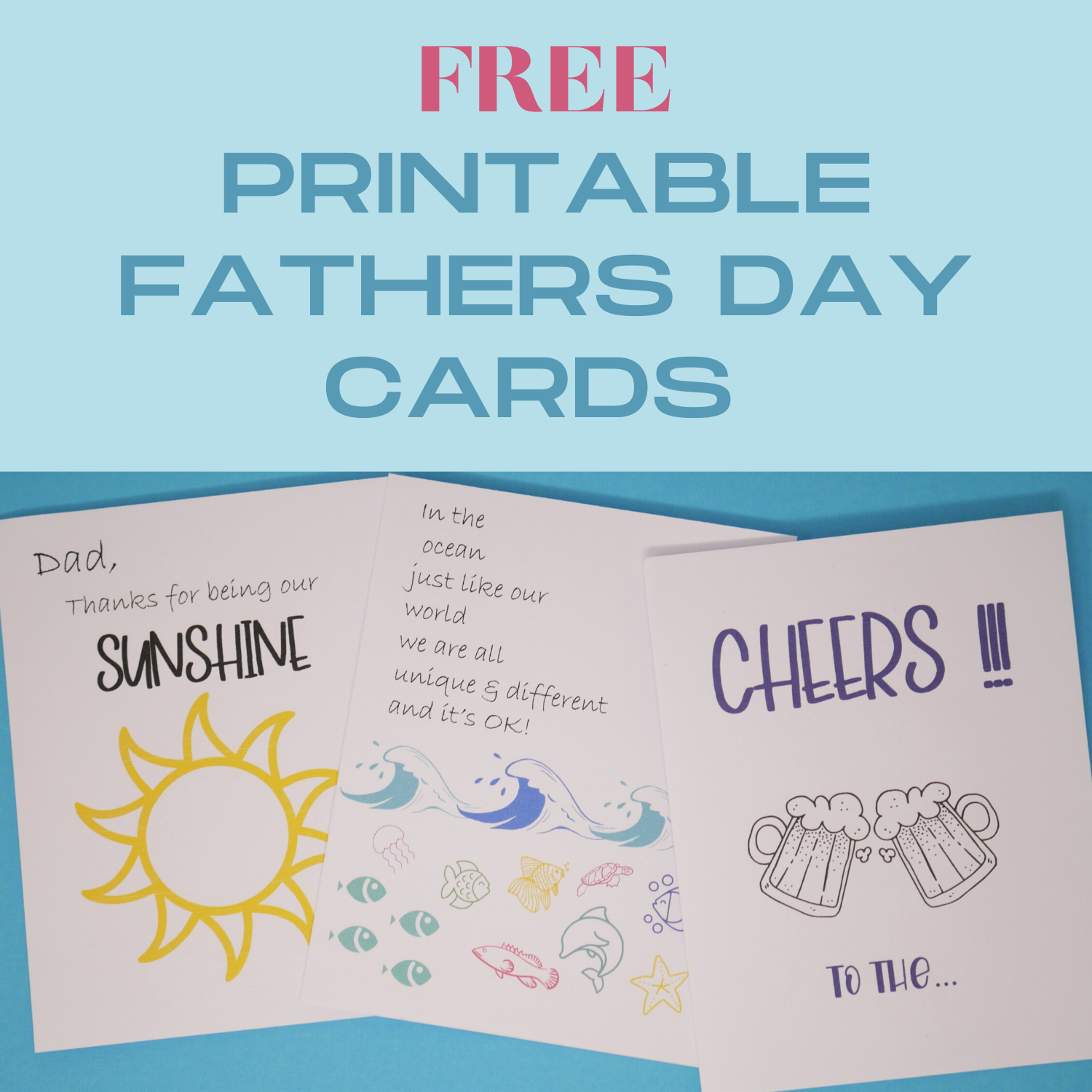 10 FREE Printable Fathers Day Cards Creates With Love 10 FREE Printable Fathers Day Cards Creates With Love