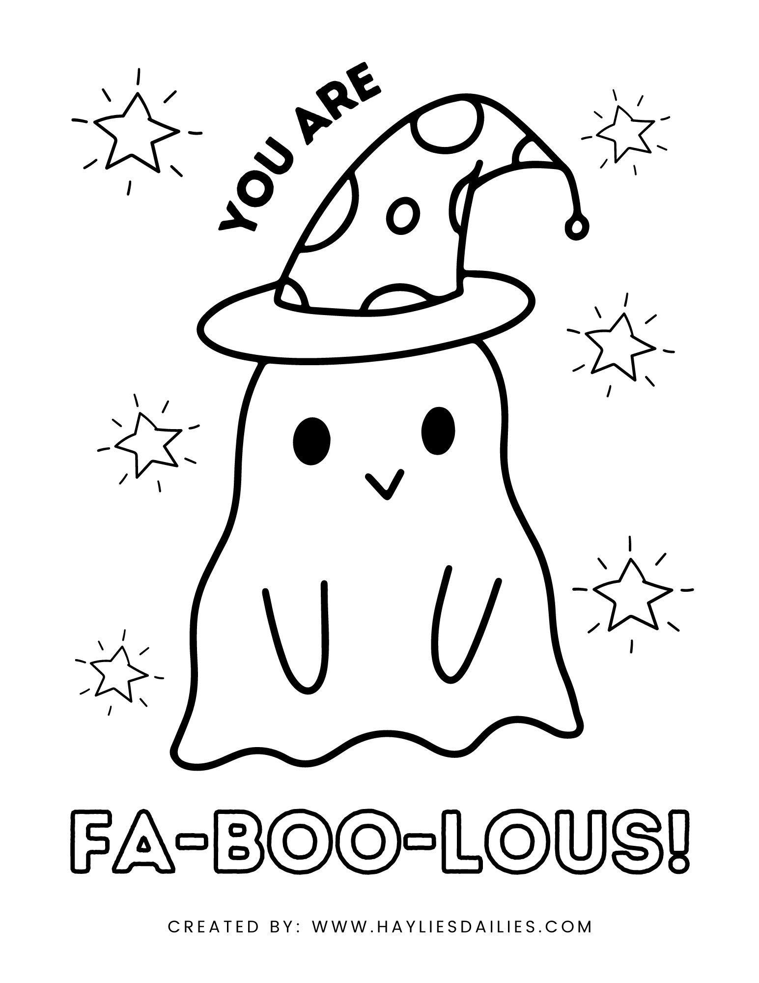 14 Free Printable Halloween Coloring And Activity Pages For Kids Haylie s Dailies