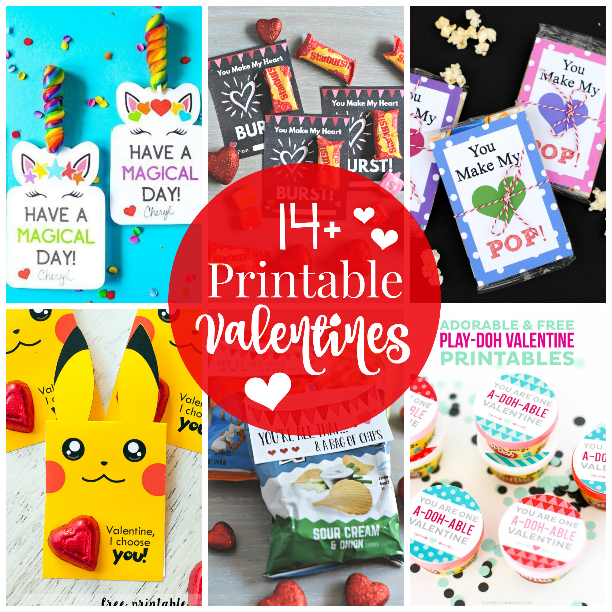 14 Simple U0026 Fun Free Printable Valentines For Kids Fun Squared