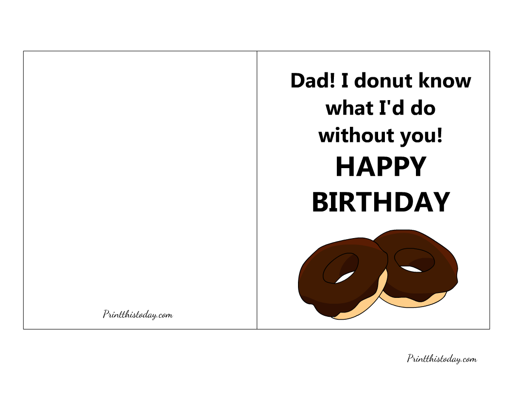 18 Cute And Elegant Free Printable Birthday Cards For Dad
