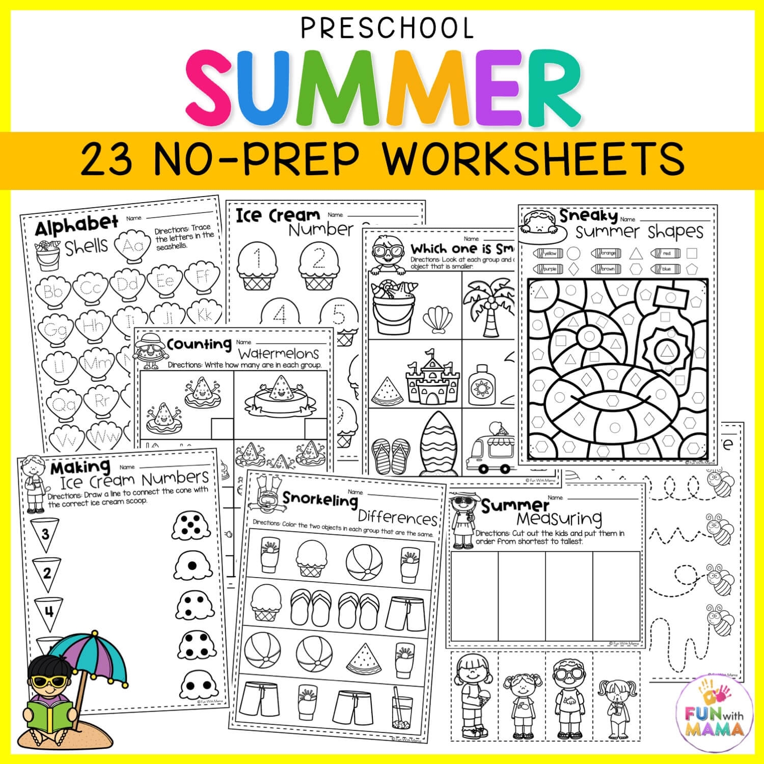 Free Printable Worksheets For Preschoolers