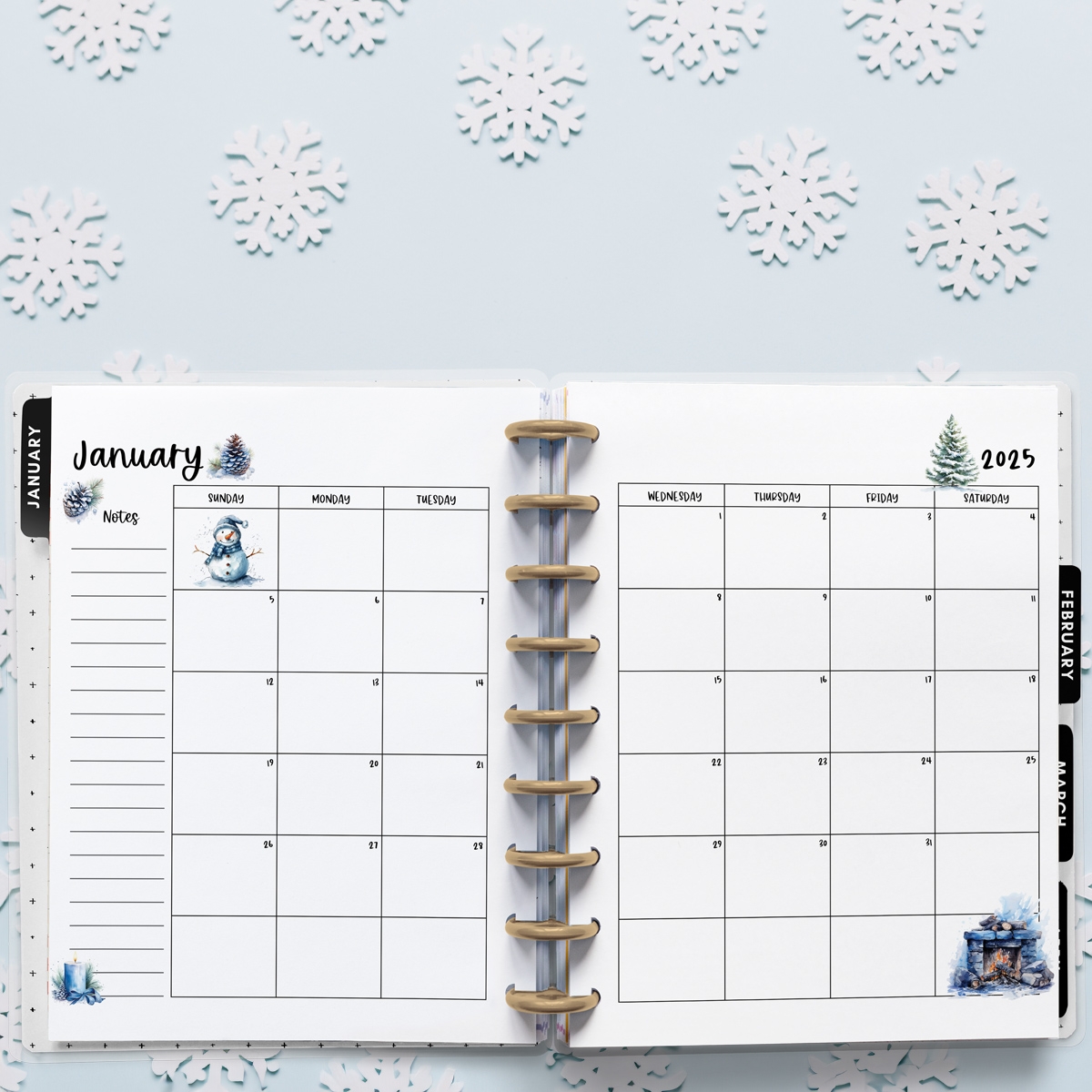 2025 Free Printable Monthly Calendar With Holidays