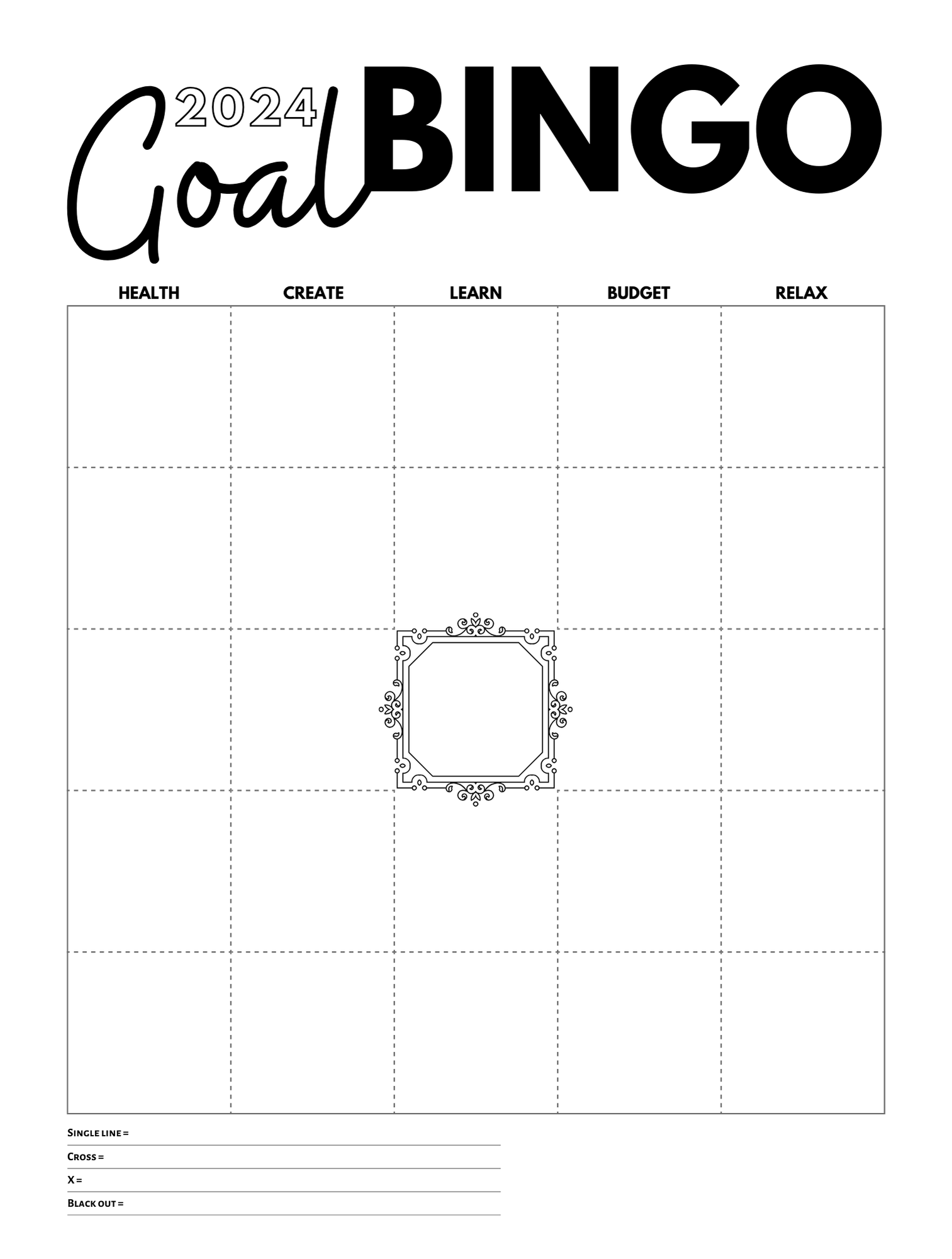Free Blank Bingo Cards Printable