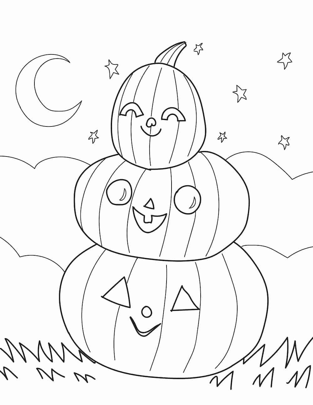 Free Fall Coloring Pages Printable