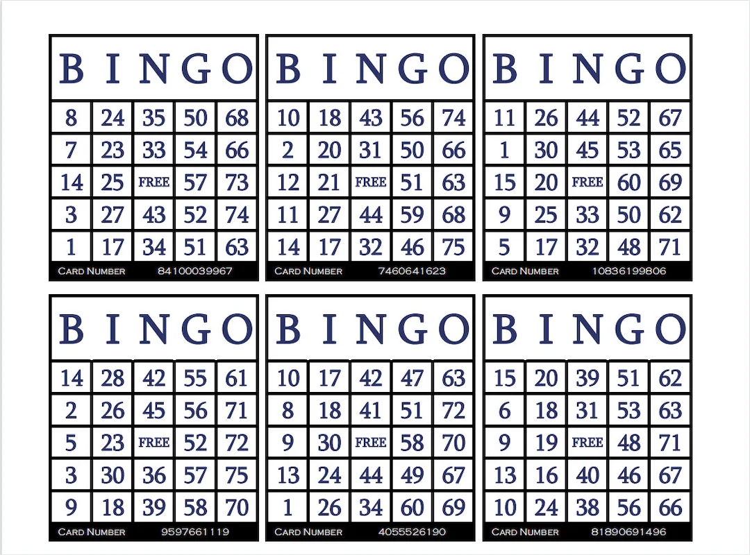 3600 Printable Bingo Cards 6 Per Page Large Activities For Seniors Kids Holidays Parties Games For Adults Zoom Bingo Cards 1 75 Ball Etsy UK
