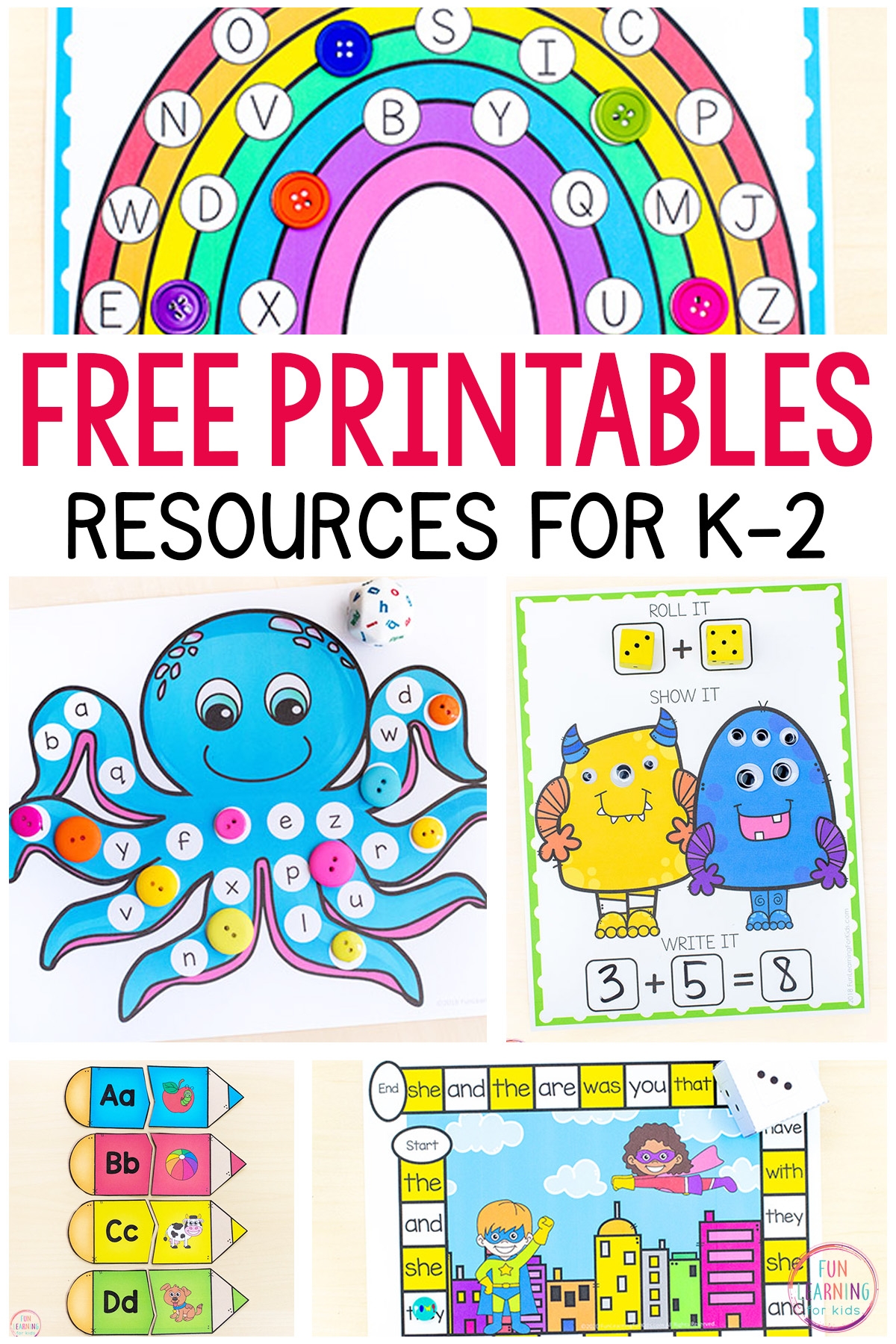 400 Free Printables And Activities For Kids Worksheets Library