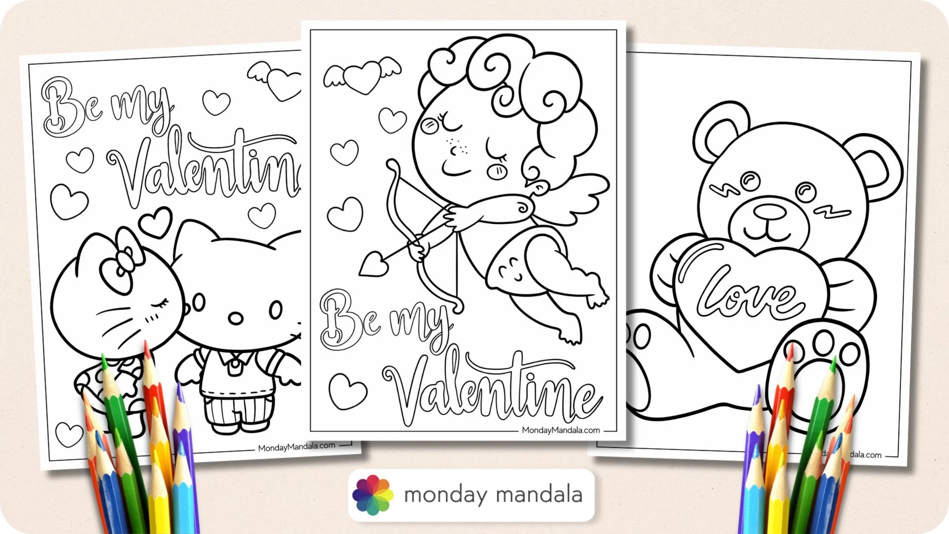 41 Valentine s Day Coloring Pages Free PDF Printables 