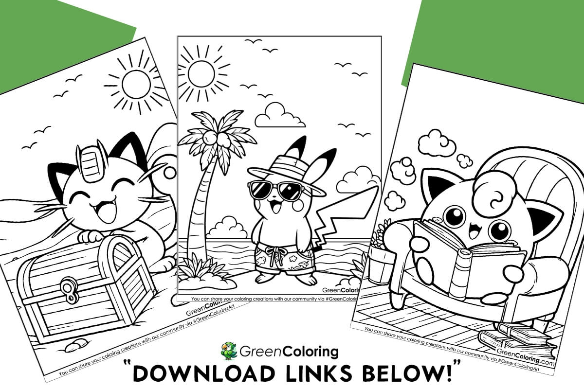 44 Free Pok mon Coloring Pages Printable PDF Downloads 