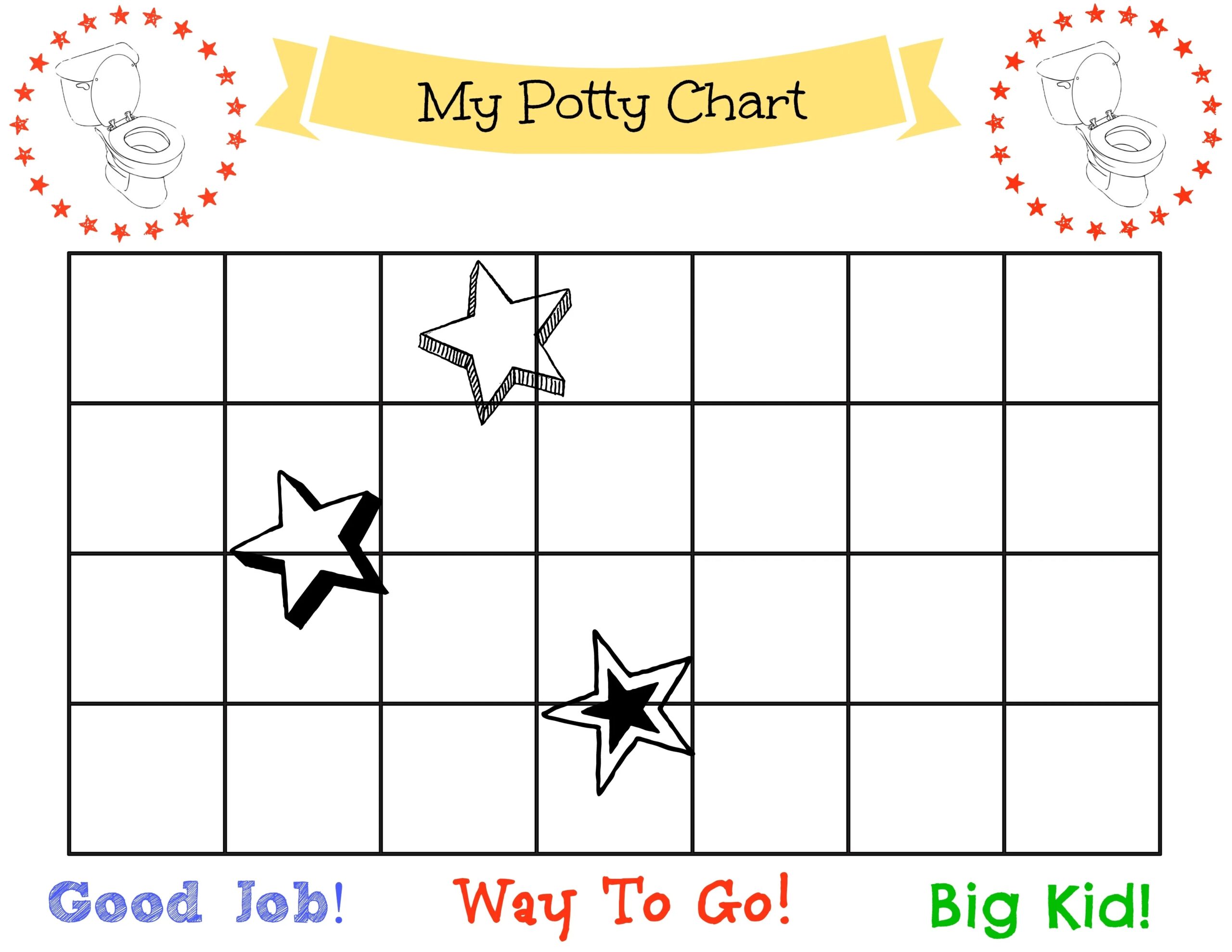 5 Potty Training Essentials For Success Free Printable Chart TheSuburbanMom