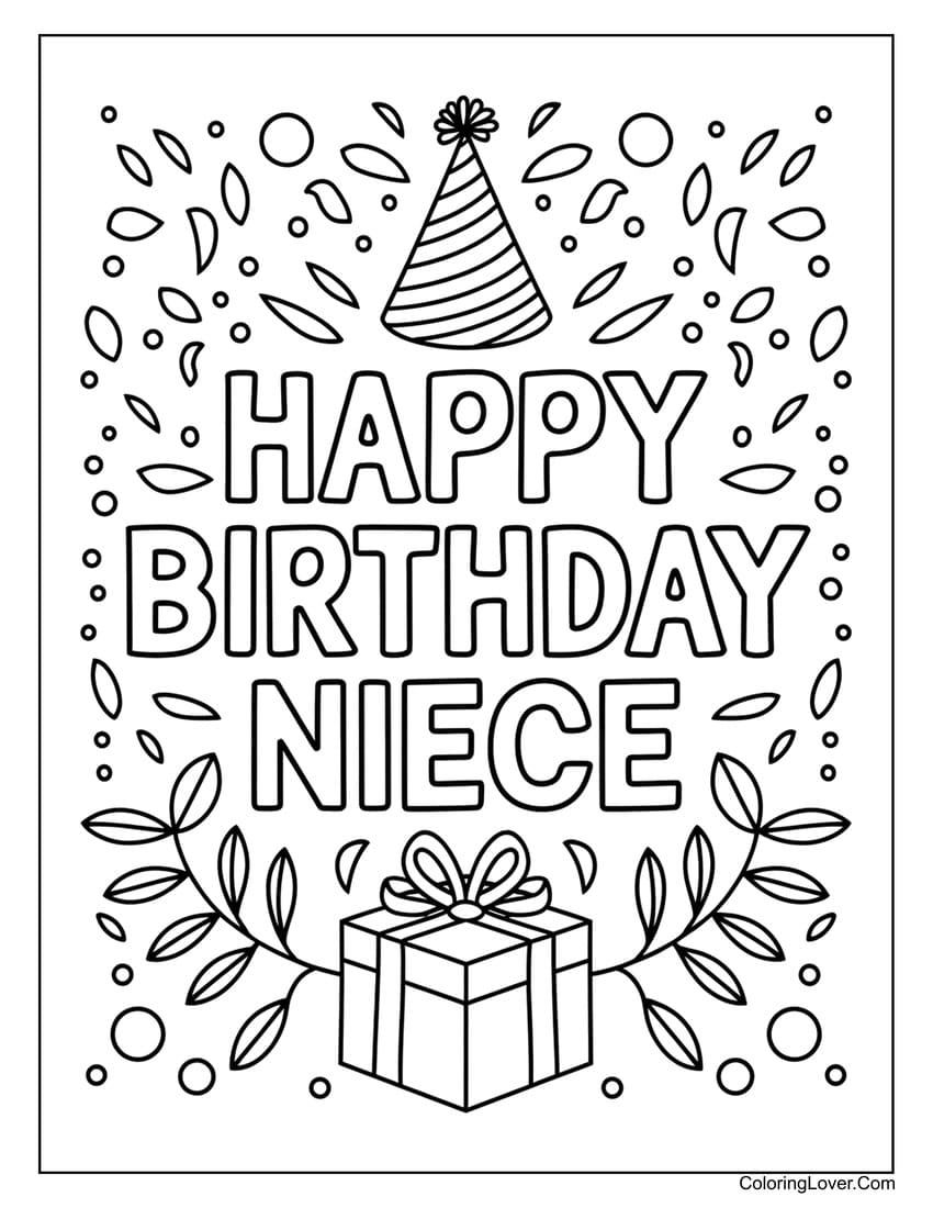Printable Birthday Cards Free Black And White