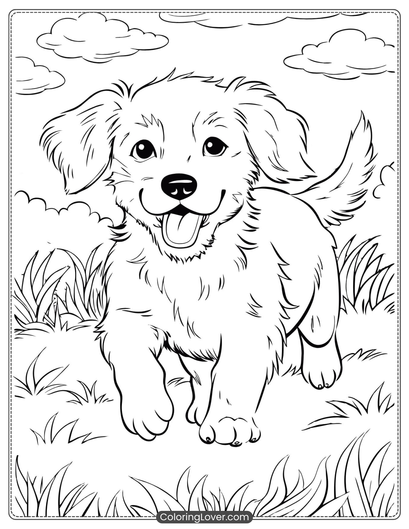 51 Puppy Coloring Pages Free Printables For All Ages 