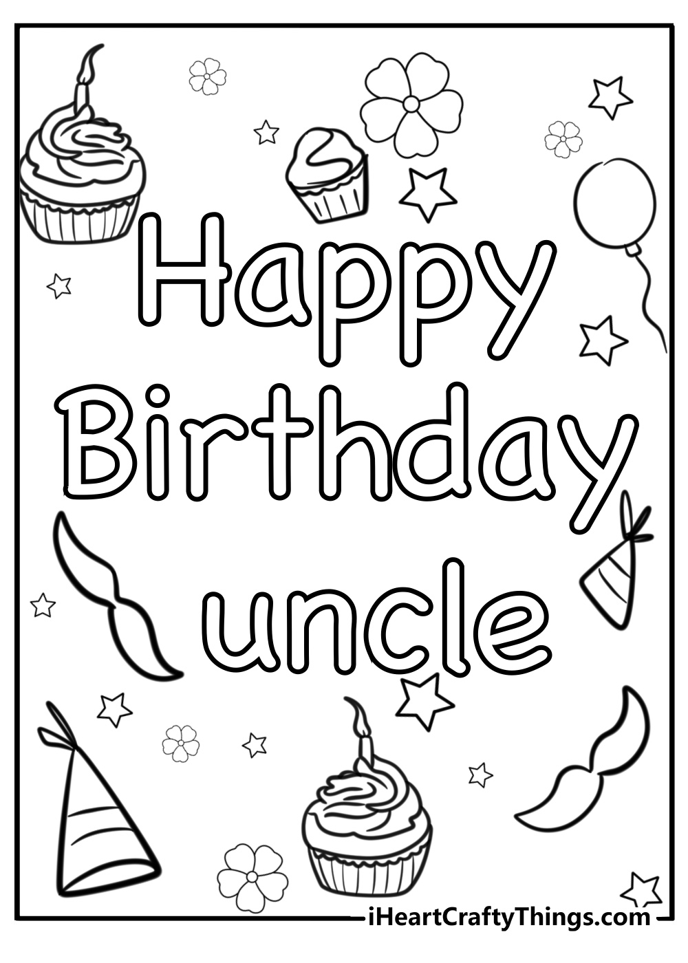 56 Happy Birthday Coloring Pages Cards 100 Free 