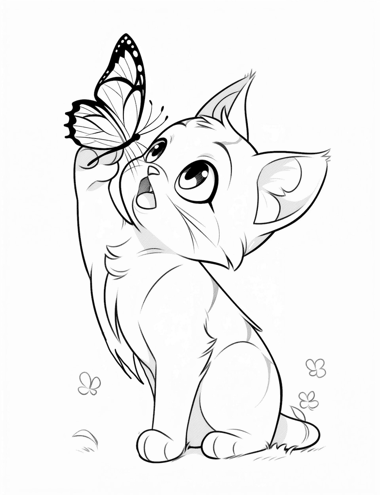 Free Printable Cat Coloring Pages