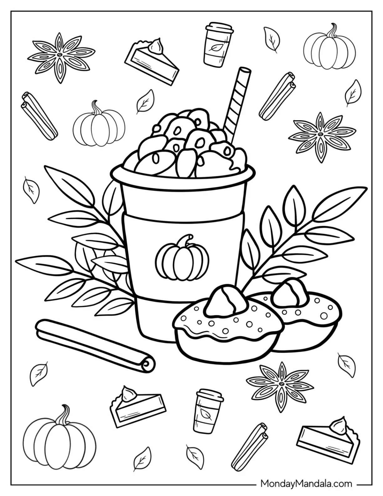 Free Printable Fall Coloring Pages