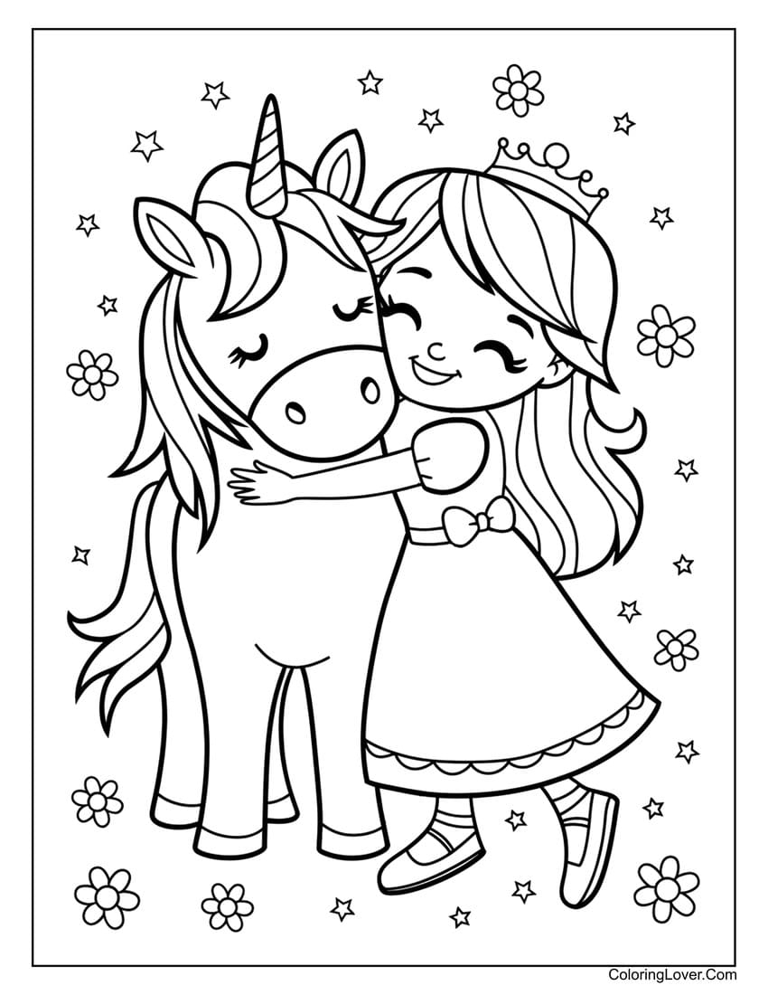 Free Princess Coloring Pages Printable