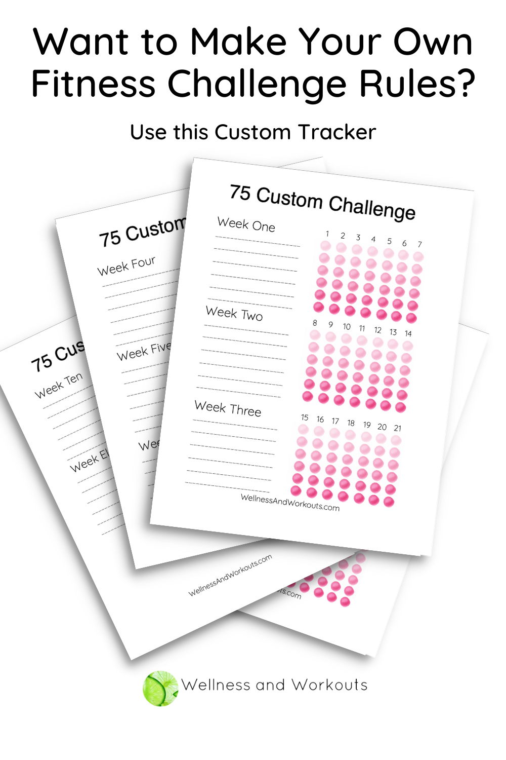 75 Soft Challenge Checklist