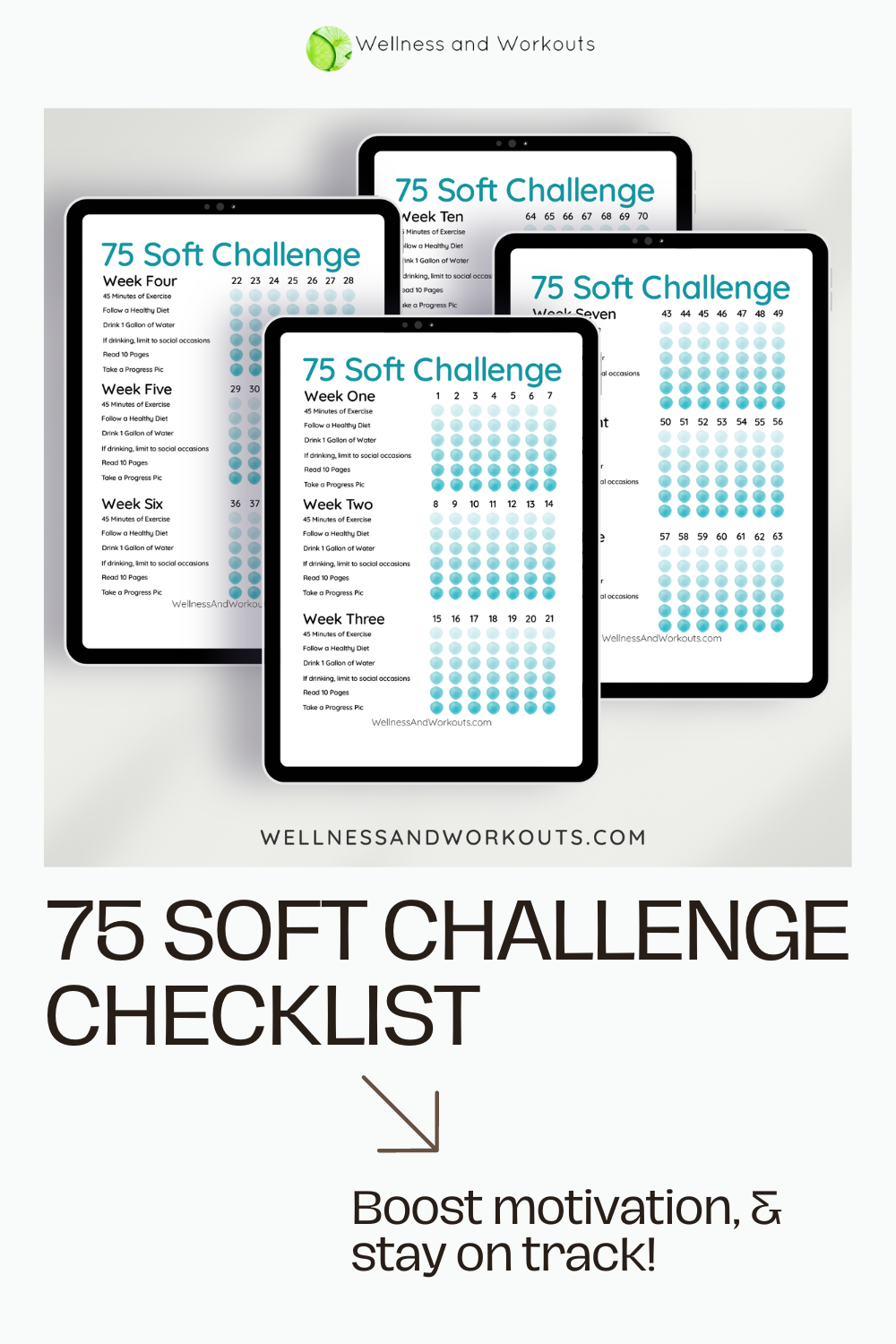 75 Soft Challenge Printable Free Pdf Download