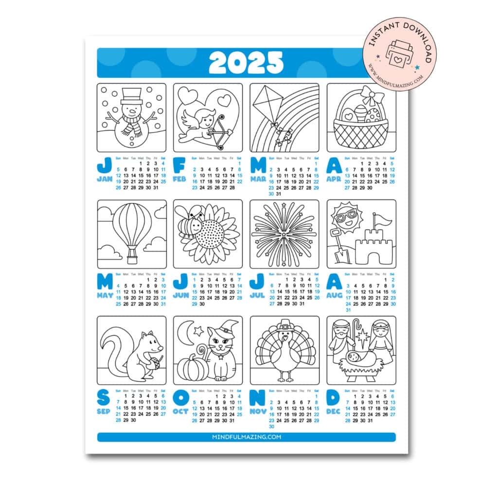Free Printable Calendars 2025
