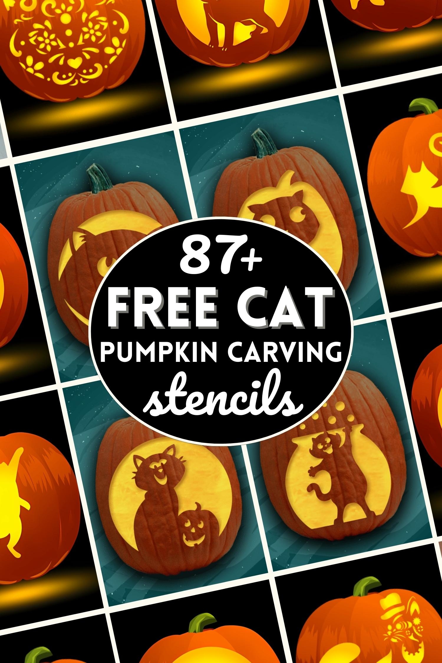 Pumpkin Carving Stencils Printable Free