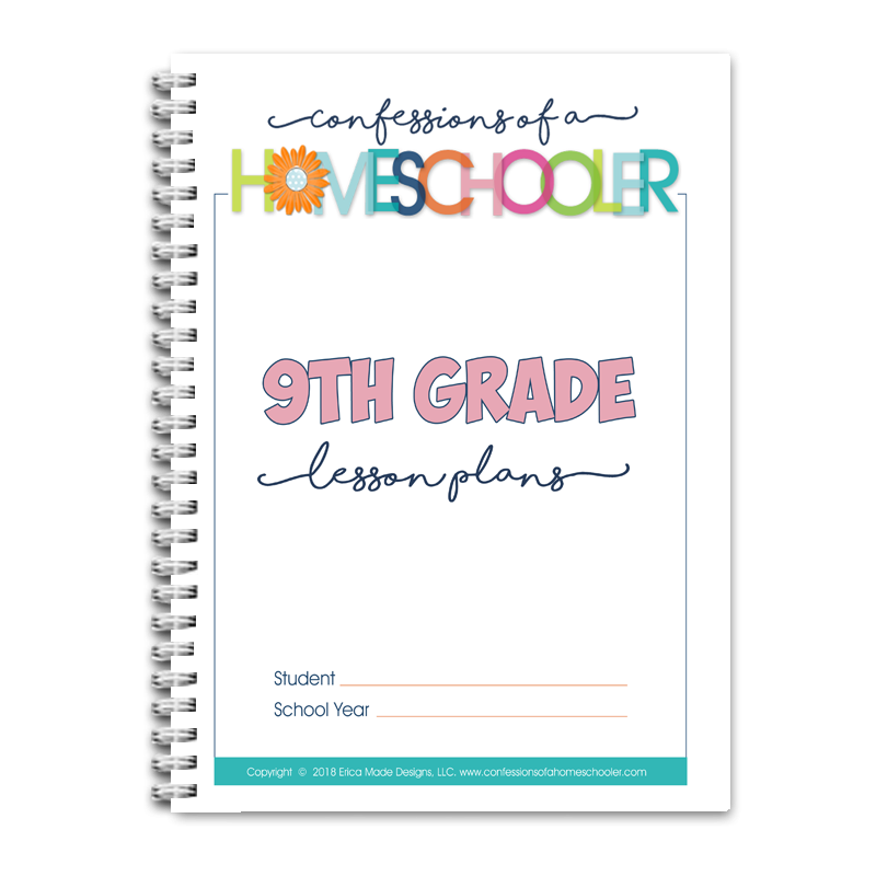 9th Grade Lesson Plans DOC EDITABLE lp 9thDOC 15 95 Confessions Of A Homeschooler Online Store For Printables Curriculum Preschool And More 