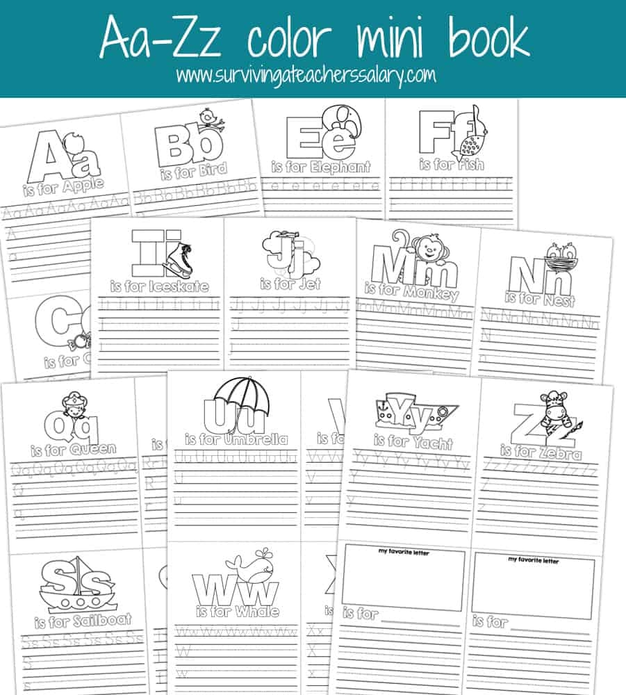 Alphabet Letters Printable Free A-z Pictures