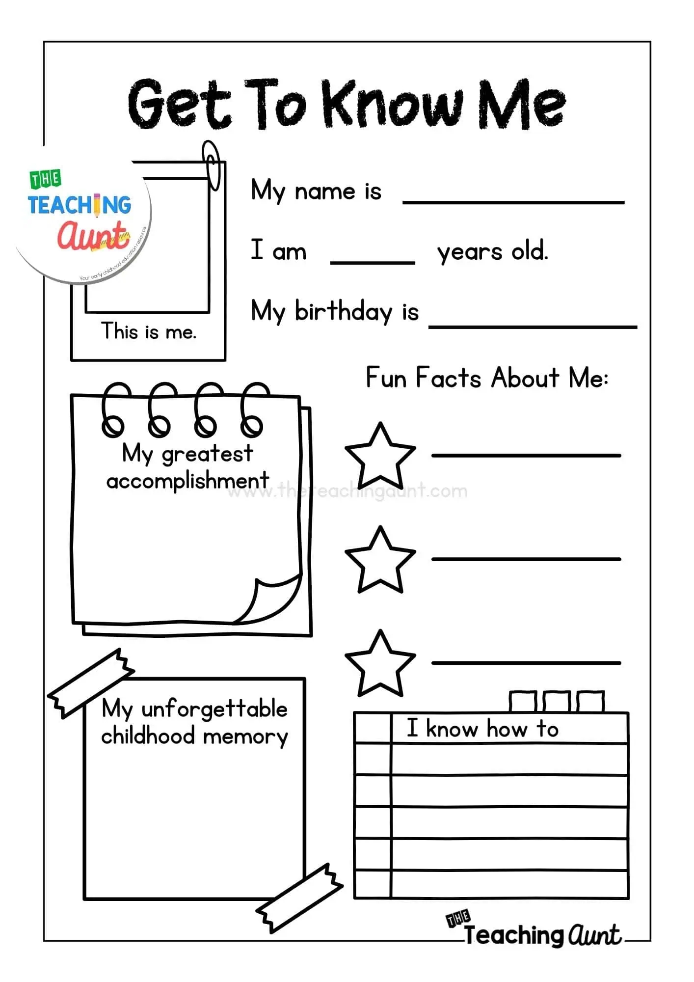 Free Printable Worksheets For Teachers