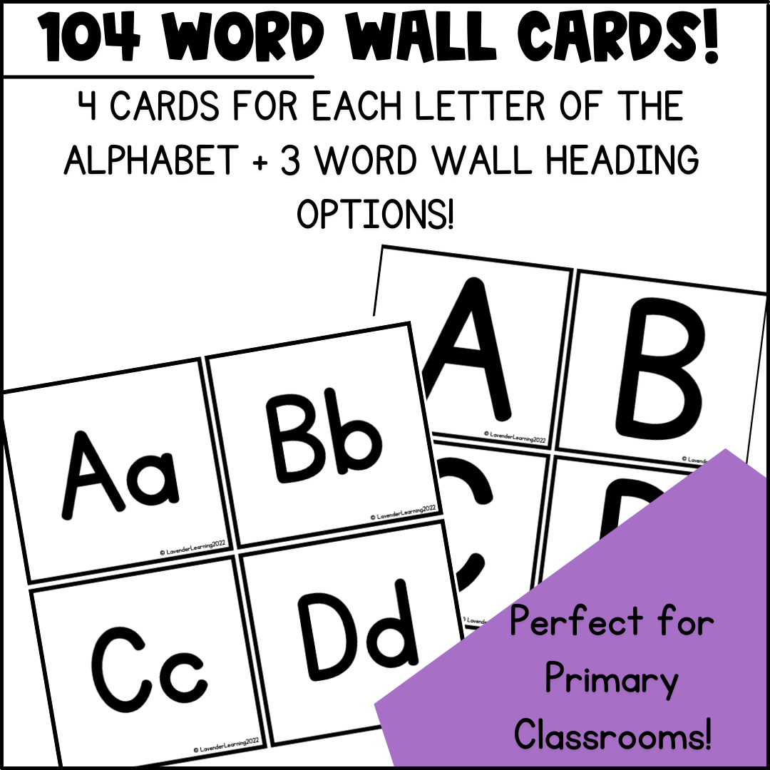 Alphabet Letter Sounds Word Wall Cards W Pictures For Preschool Kindergarten Made By Teachers