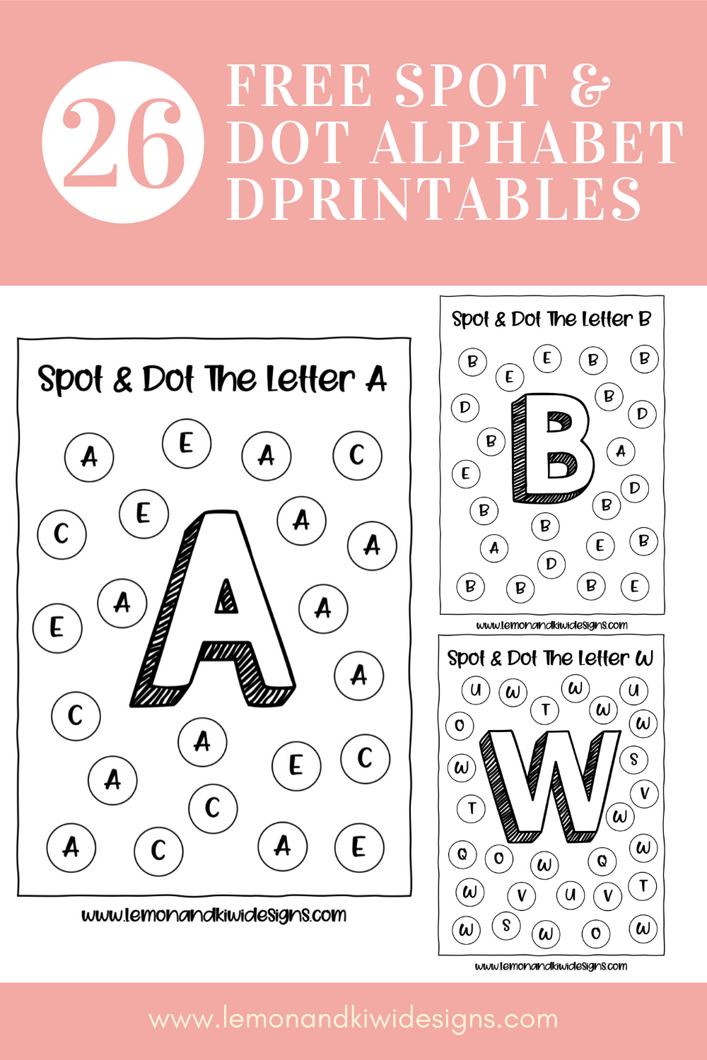 Alphabet Dot To Dot Printables Free