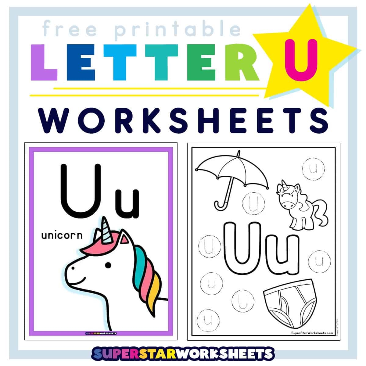 Alphabet Worksheets Superstar Worksheets