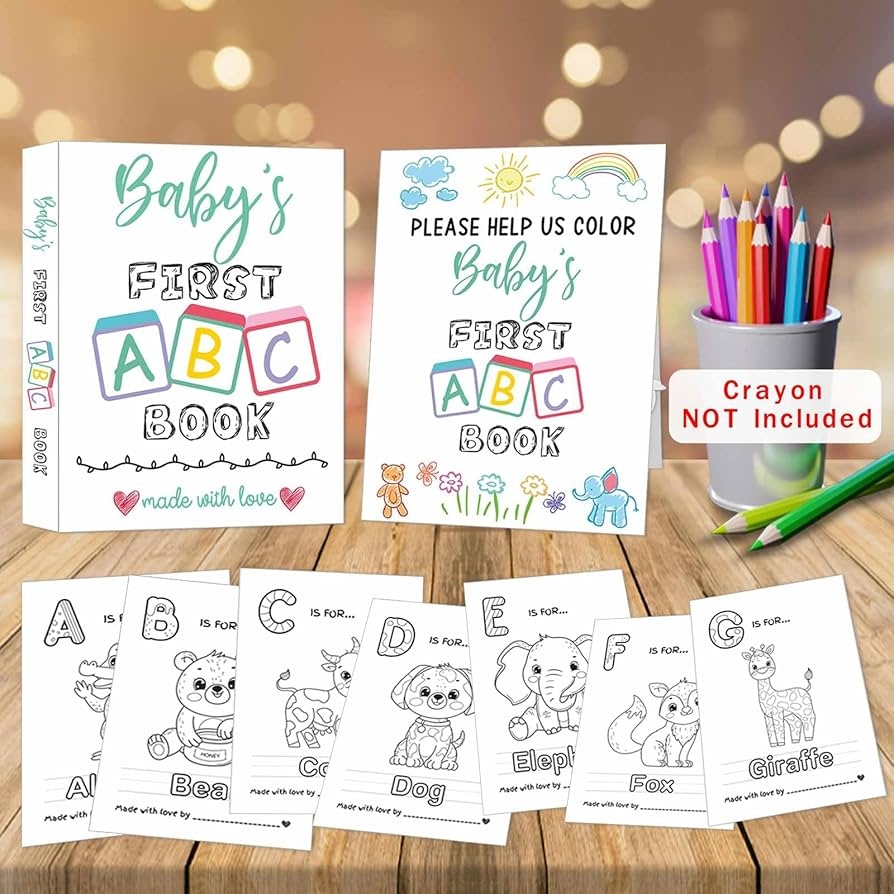 Baby's First Abc Book Free Printable