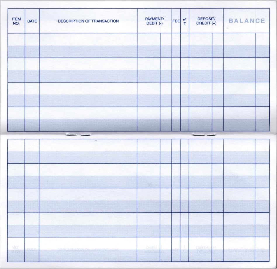Free Printable Checkbook Register