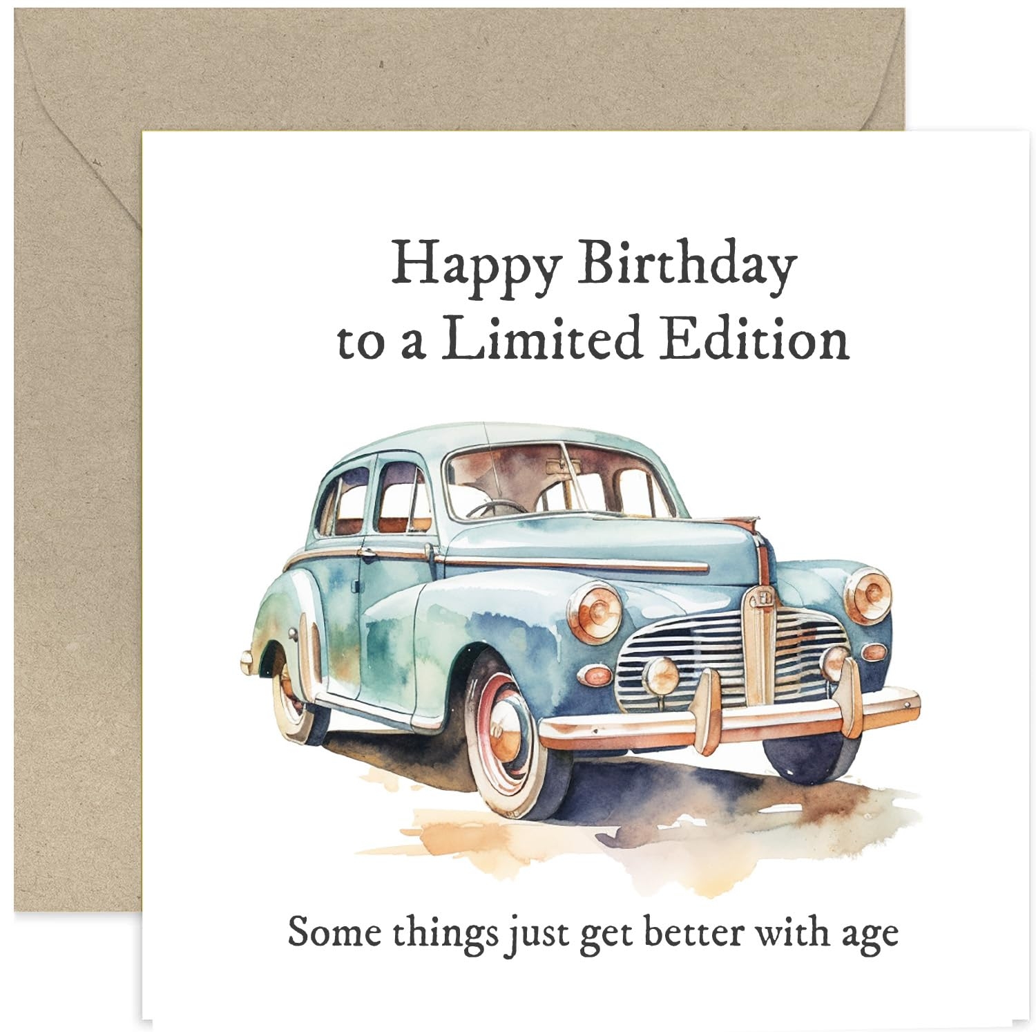 Amazon Old English Co Vintage Car Happy Birthday Card For Men Sports Car Birthday Card For Men Funny Birthday Card For Dad Grandad Uncle Humorous Birthday Card 