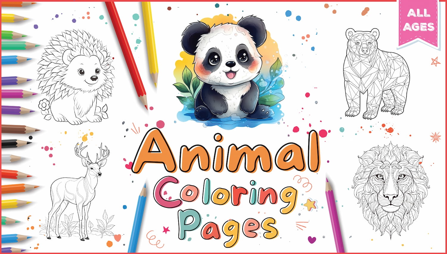 Free Animal Colouring Printables