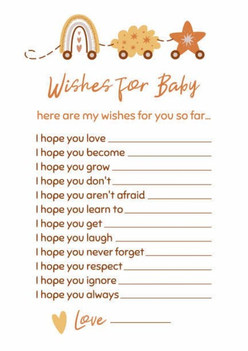 Baby Shower Printable Games Clearance