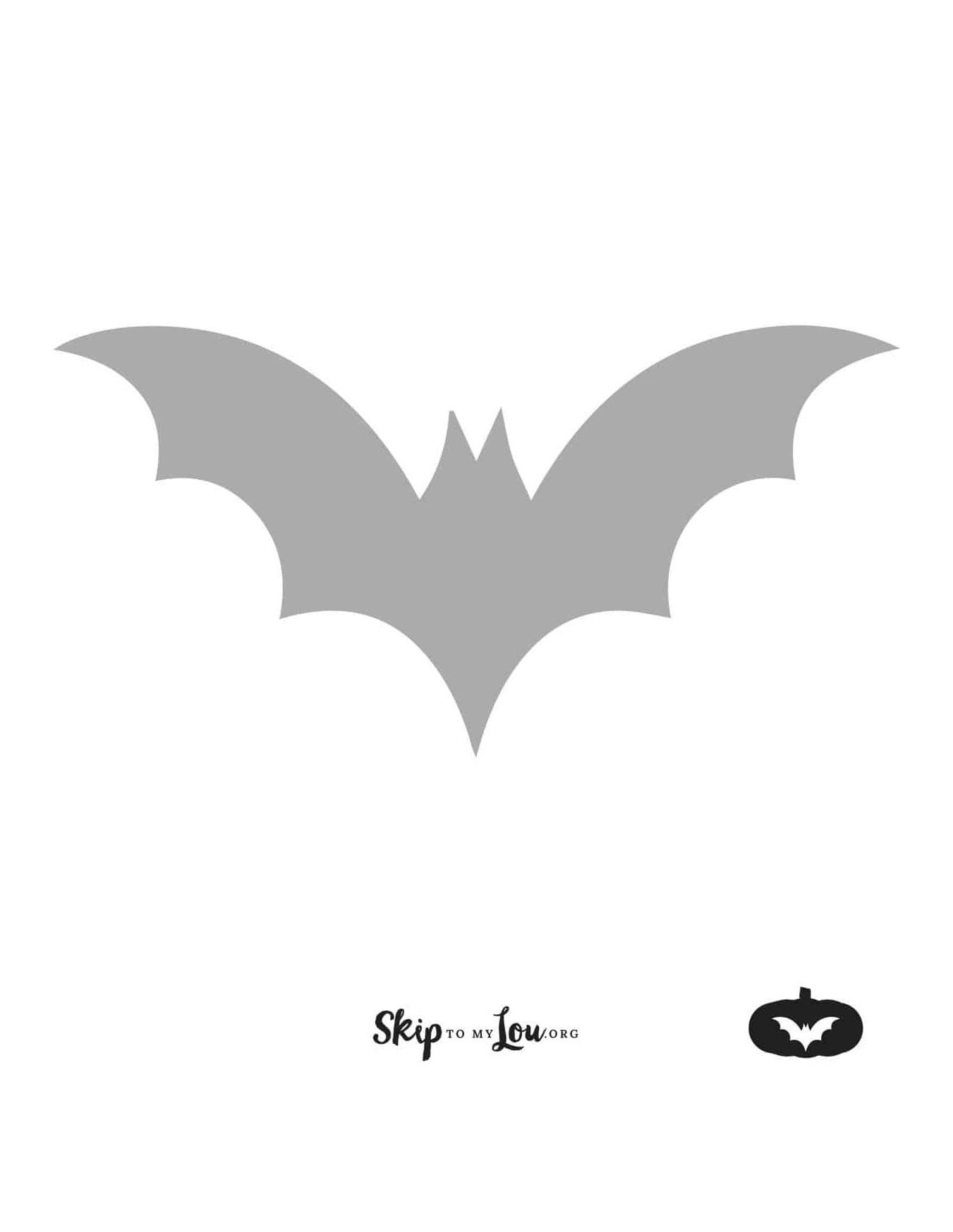 Bat Free Pumpkin Stencil Pumpkin Pattern Pumpkin Template Jack o lantern Stencil R PumpkinStencils